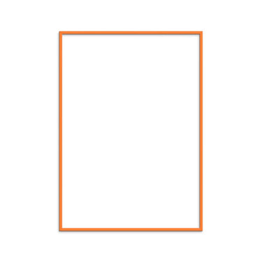 Orange Wood Frame