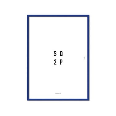 Blue Wood Frame