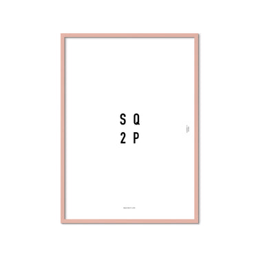 Pink Wood Frame